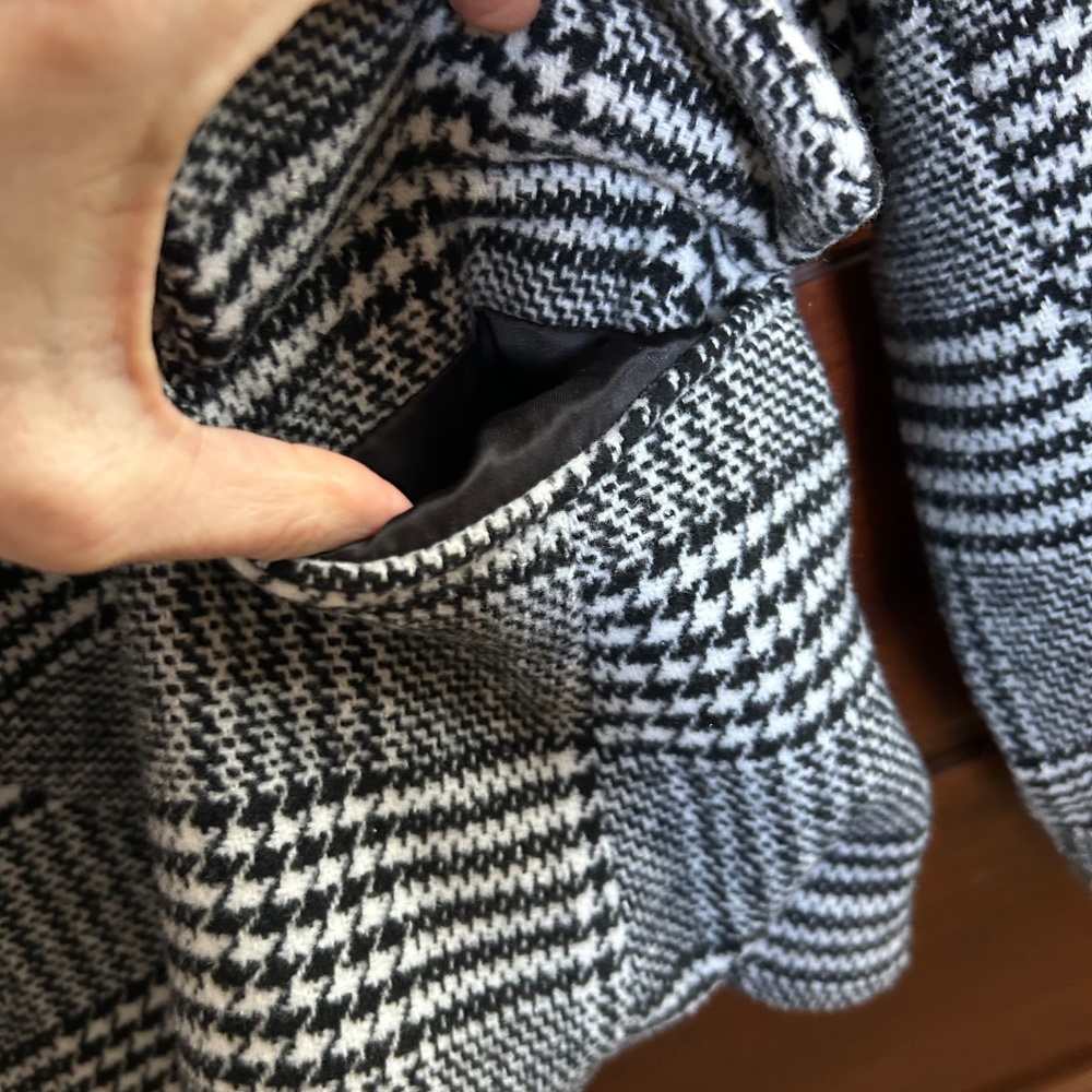 NEW 7FAM houndstooth blazer M/L - Picture 9 of 10